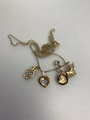 18K gold chain w charms
