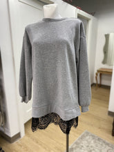 Load image into Gallery viewer, Pilcro sweatshirt/lace tunic NWT S
