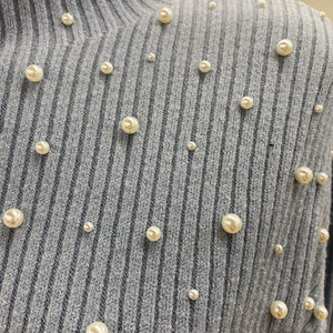 Melanie Lyne pearl detail sweater S