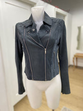 Load image into Gallery viewer, Paige suede leather jacket S
