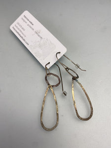 Francine Walker metal loop earrings