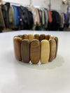 Wooden bracelet with large beads