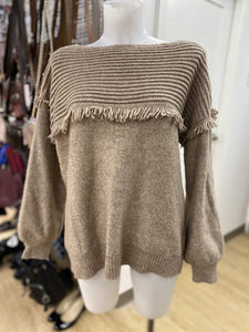 Rachel Zoe multi knit sweater M