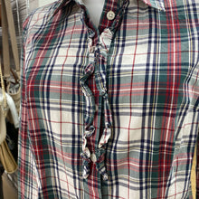 Load image into Gallery viewer, Tommy Hilfiger plaid button up M
