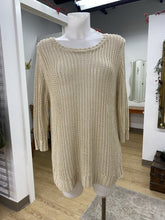 Load image into Gallery viewer, Melanie Lyne loose knit sweater top XL
