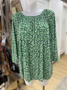 Cynthia Rowley floral top 2X