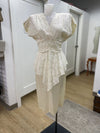 Vintage cream dress M