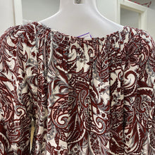 Load image into Gallery viewer, RW&amp;CO paisley boho top M
