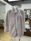 bishop + young faux fur light coat S