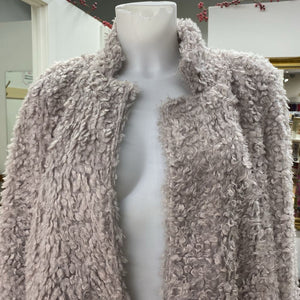 bishop + young faux fur light coat S