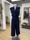 Theory lined silk jumpsuit M