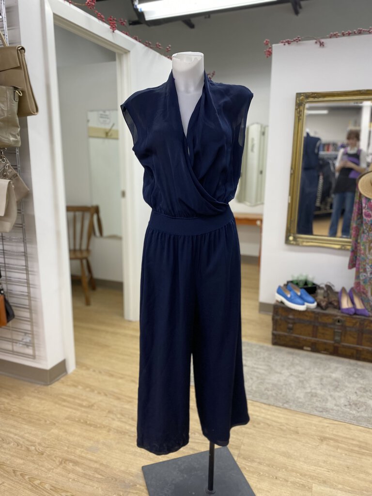 Theory lined silk jumpsuit M