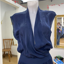 Load image into Gallery viewer, Theory lined silk jumpsuit M
