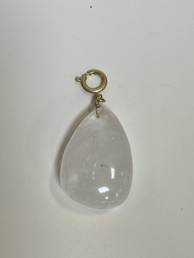 white stone pendant