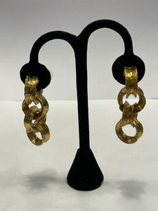 Clip on dangly circle Earrings