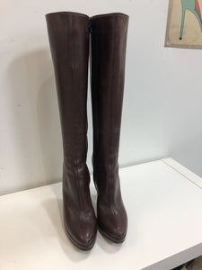 Prada tall leather boots 40.5